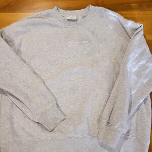 Light Gray Women's Crew Neck Sweater Willow The Label Welness